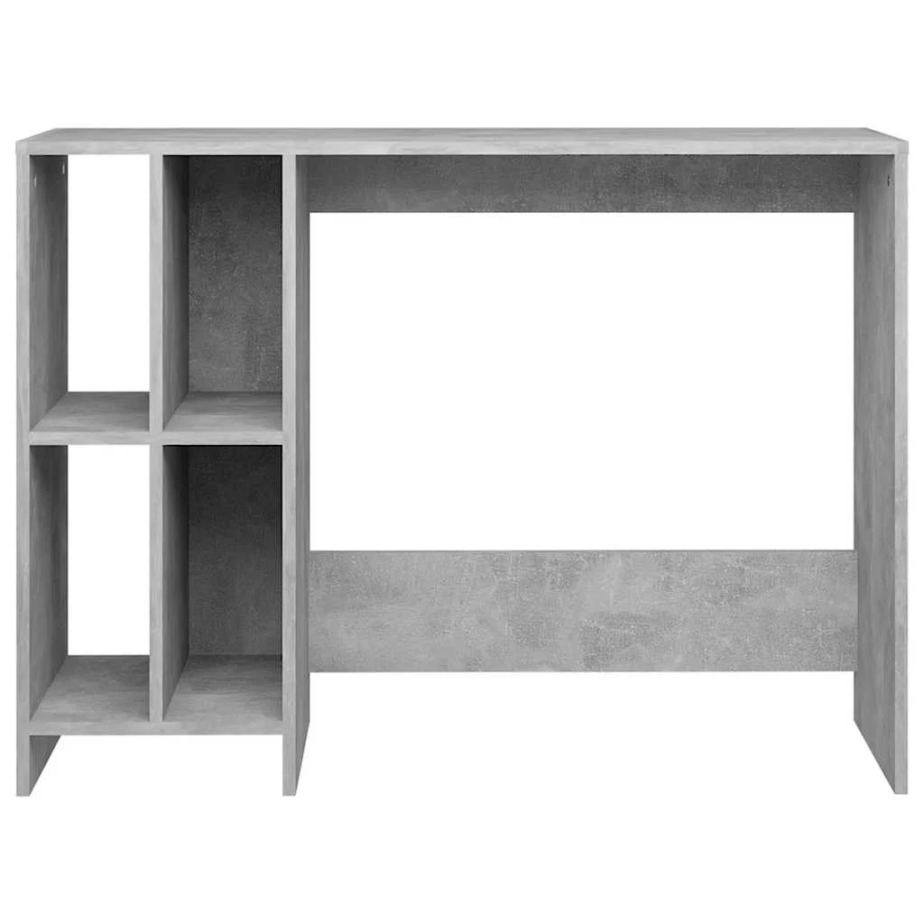 Bureau d'ordinateur portable 102,5 x 35 x 75 cm gris béton bois d'ingénierie – vue de détail