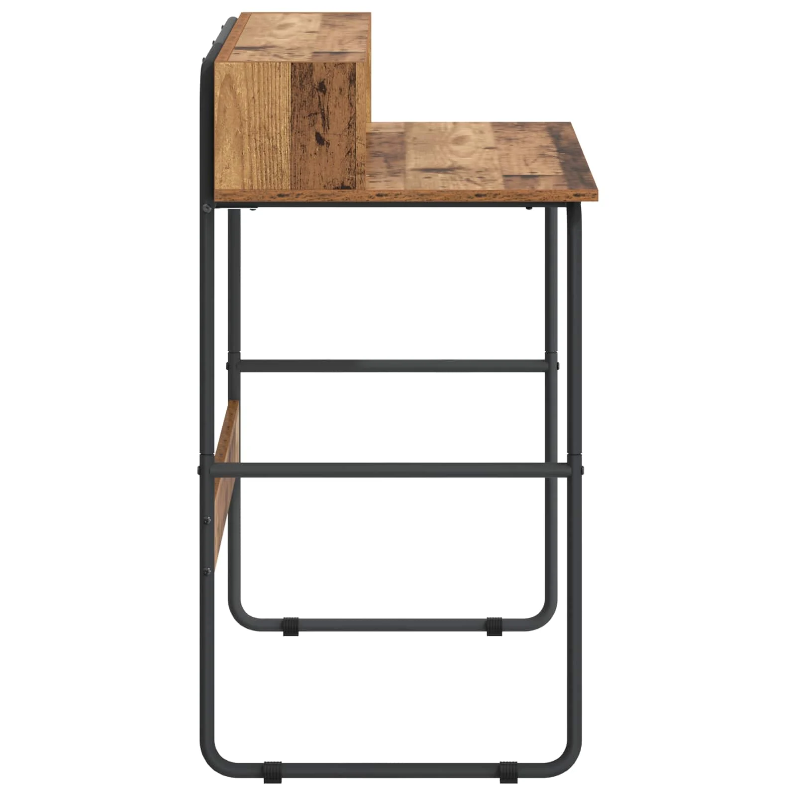 Bureau avec rangement 100 x 50 x 91 cm bois ancien bois d'ingénierie – vue en situation