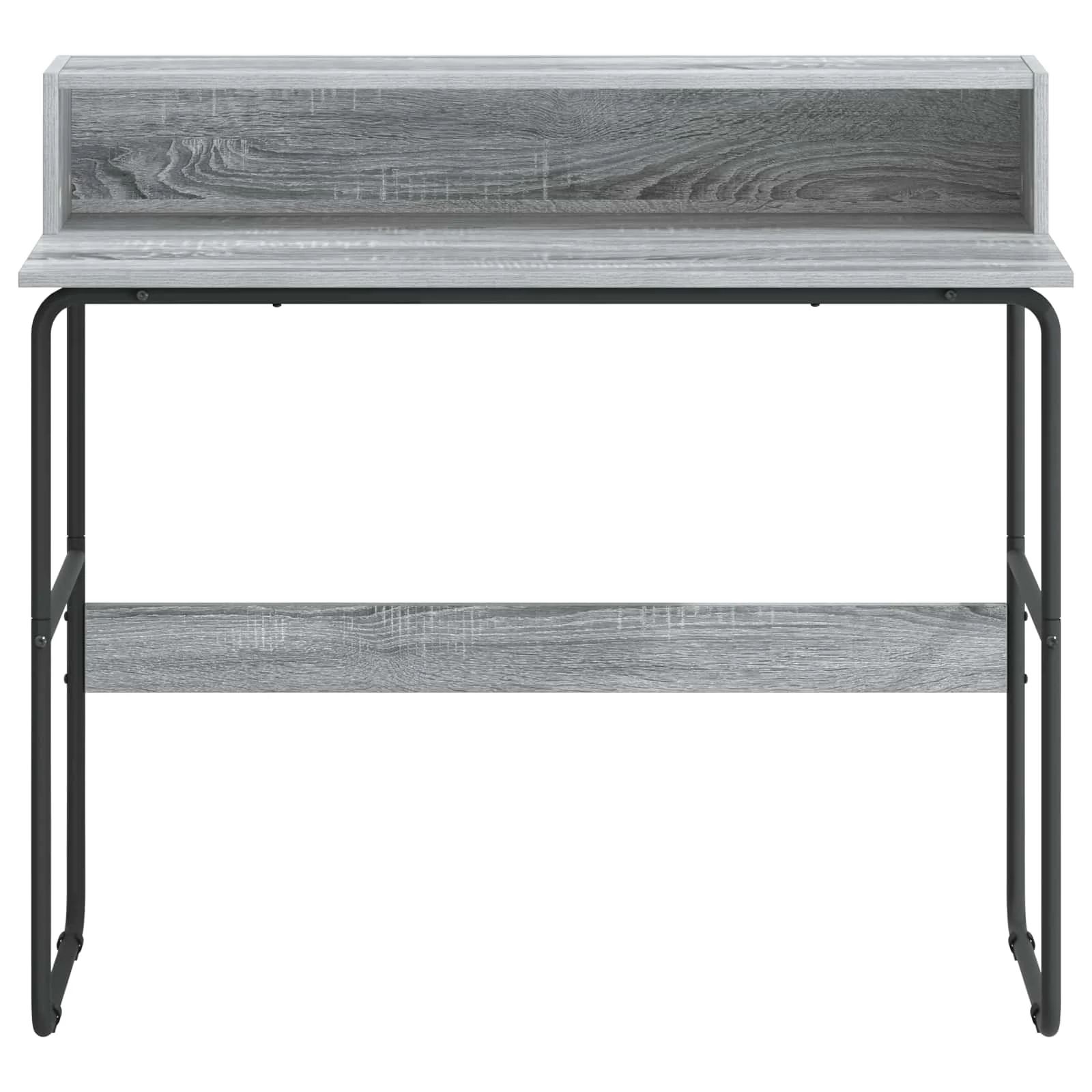 Bureau avec rangement 100 x 50 x 91 cm sonoma gris bois d'ingénierie – vue de détail