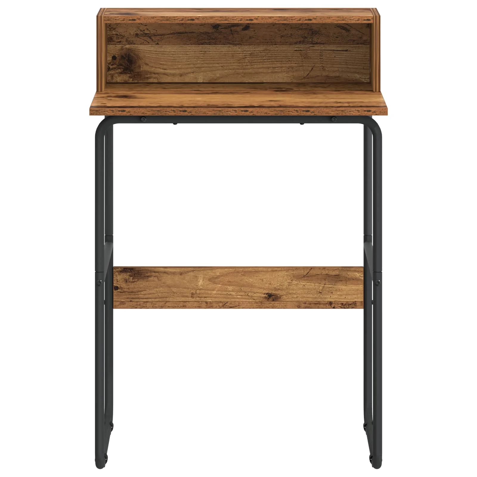 Bureau avec rangement 60 x 50 x 91 cm bois ancien bois d'ingénierie – vue de détail