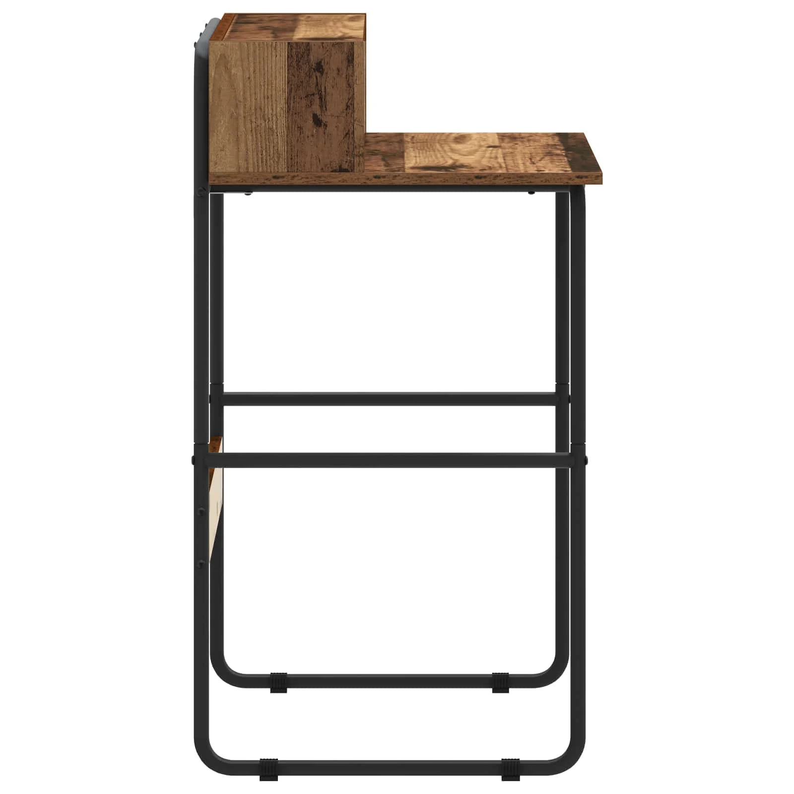 Bureau avec rangement 60 x 50 x 91 cm bois ancien bois d'ingénierie – vue en situation