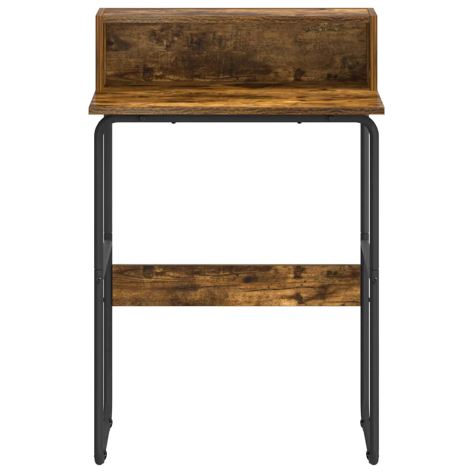 Bureau avec rangement 60 x 50 x 91 cm chêne fumé bois d'ingénierie – vue de détail
