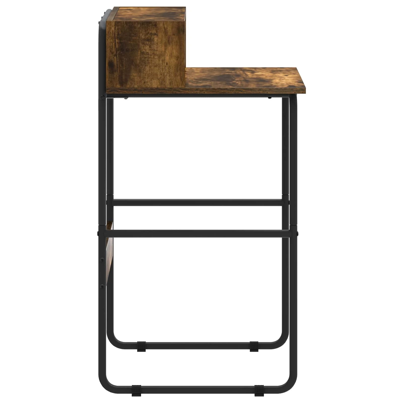Bureau avec rangement 60 x 50 x 91 cm chêne fumé bois d'ingénierie – vue en situation