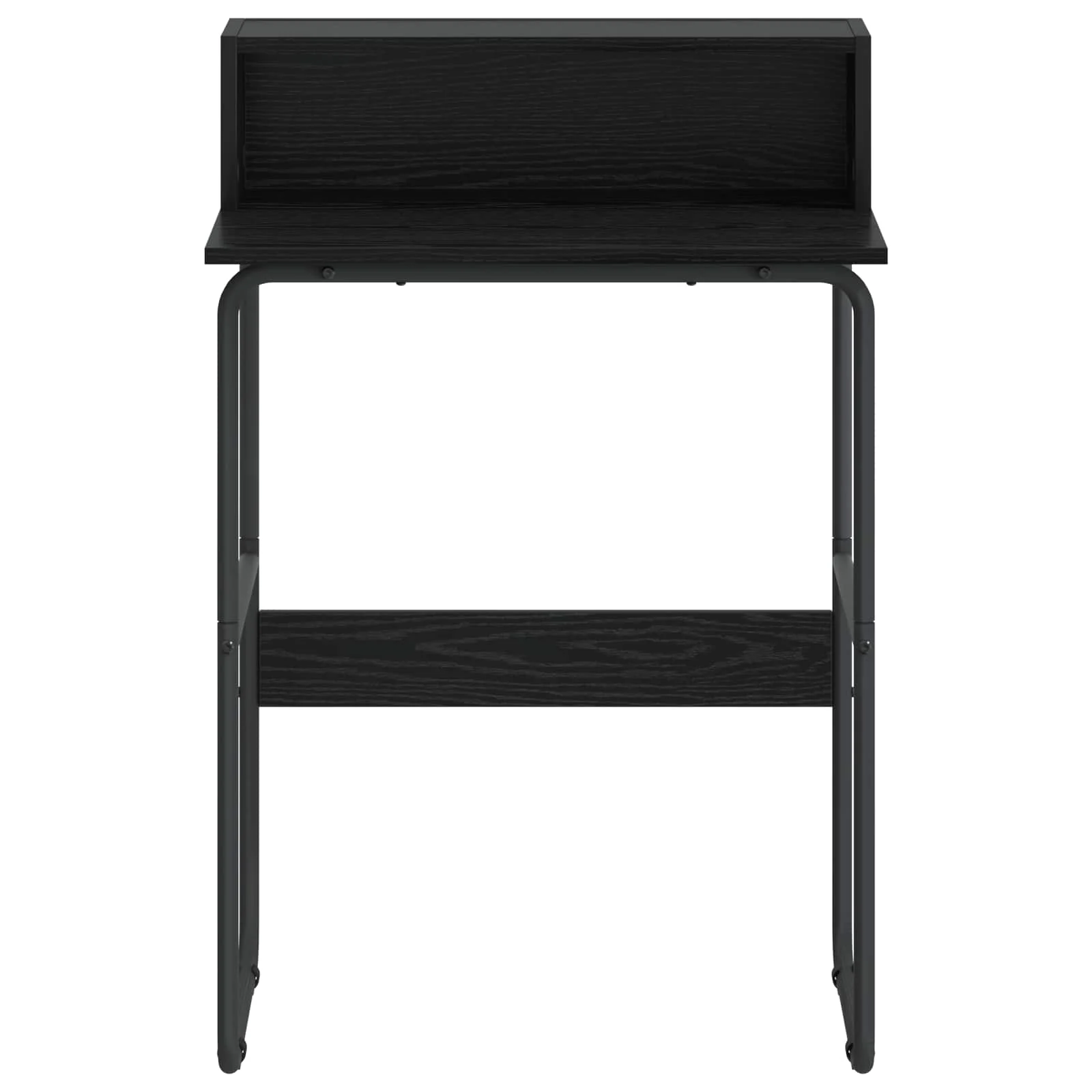 Bureau avec rangement 60 x 50 x 91 cm chêne noir bois d'ingénierie – vue de détail