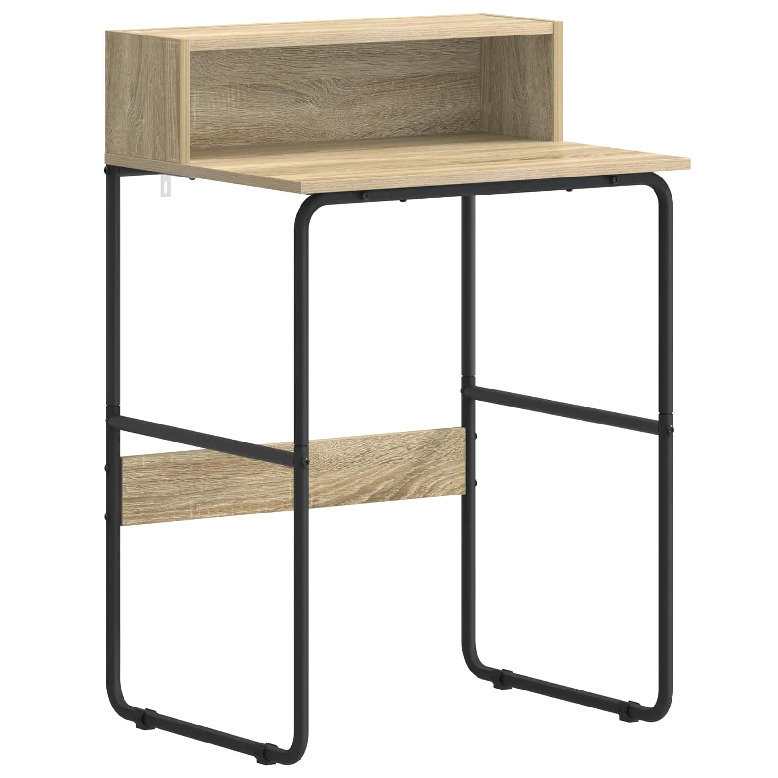 Bureau avec rangement 60 x 50 x 91 cm chêne sonoma bois d'ingénierie – vue de côté