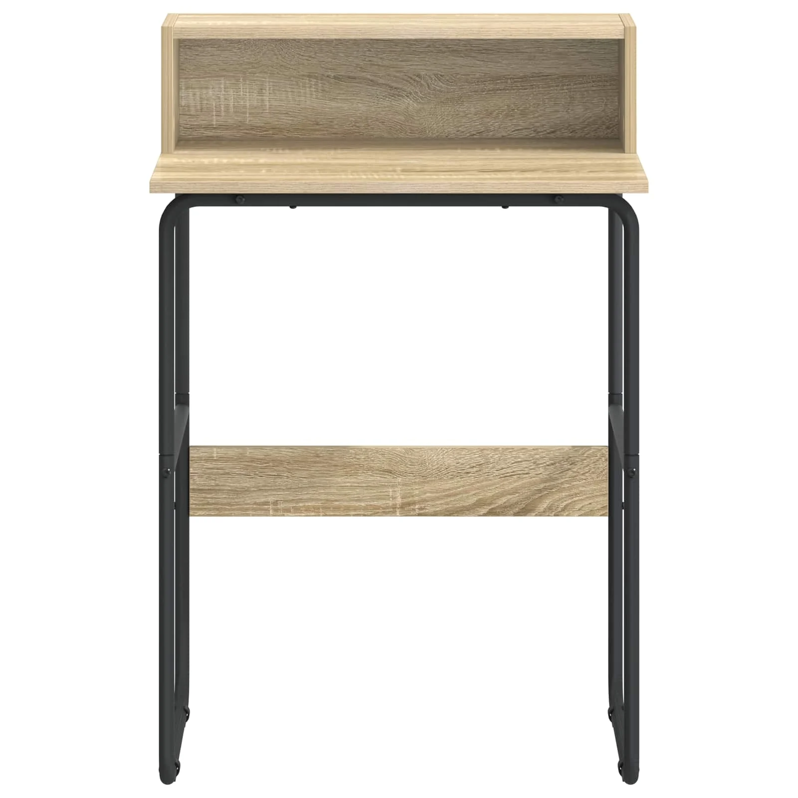 Bureau avec rangement 60 x 50 x 91 cm chêne sonoma bois d'ingénierie – vue de détail
