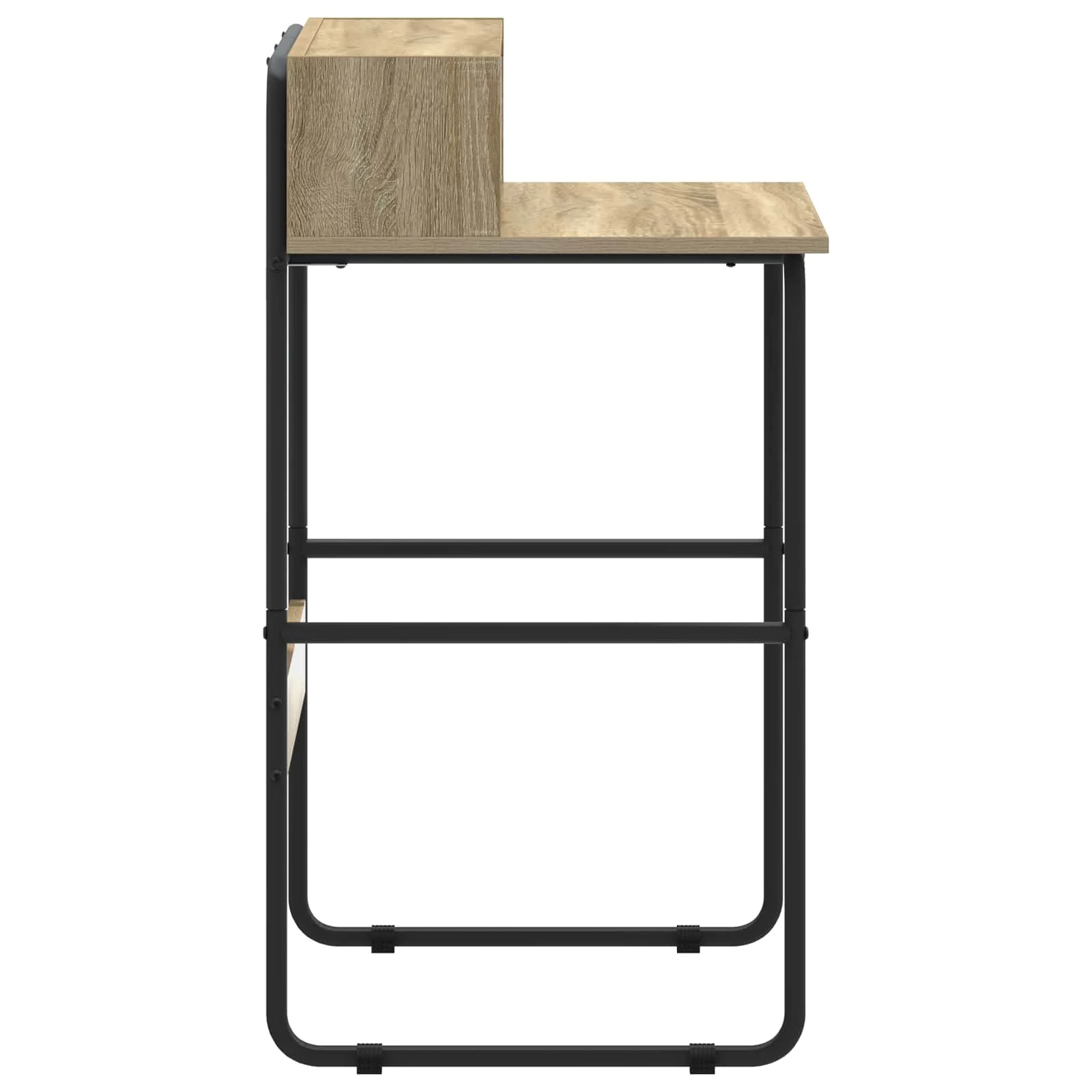 Bureau avec rangement 60 x 50 x 91 cm chêne sonoma bois d'ingénierie – vue en situation