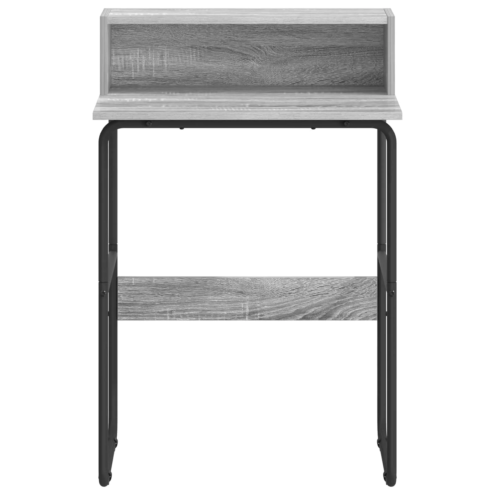 Bureau avec rangement 60 x 50 x 91 cm sonoma gris bois d'ingénierie – vue de détail