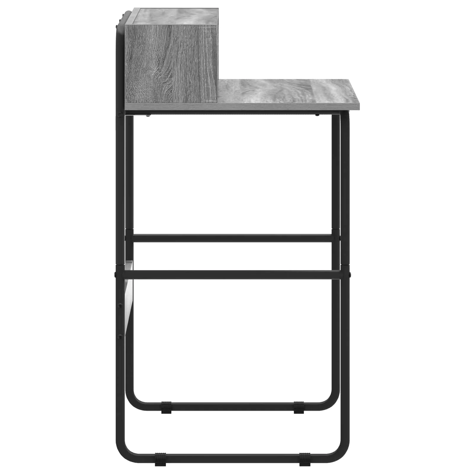 Bureau avec rangement 60 x 50 x 91 cm sonoma gris bois d'ingénierie – vue en situation
