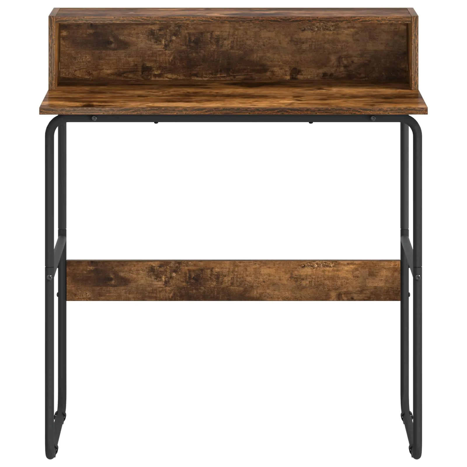 Bureau avec rangement 80 x 50 x 91 cm chêne fumé bois d'ingénierie – vue de détail