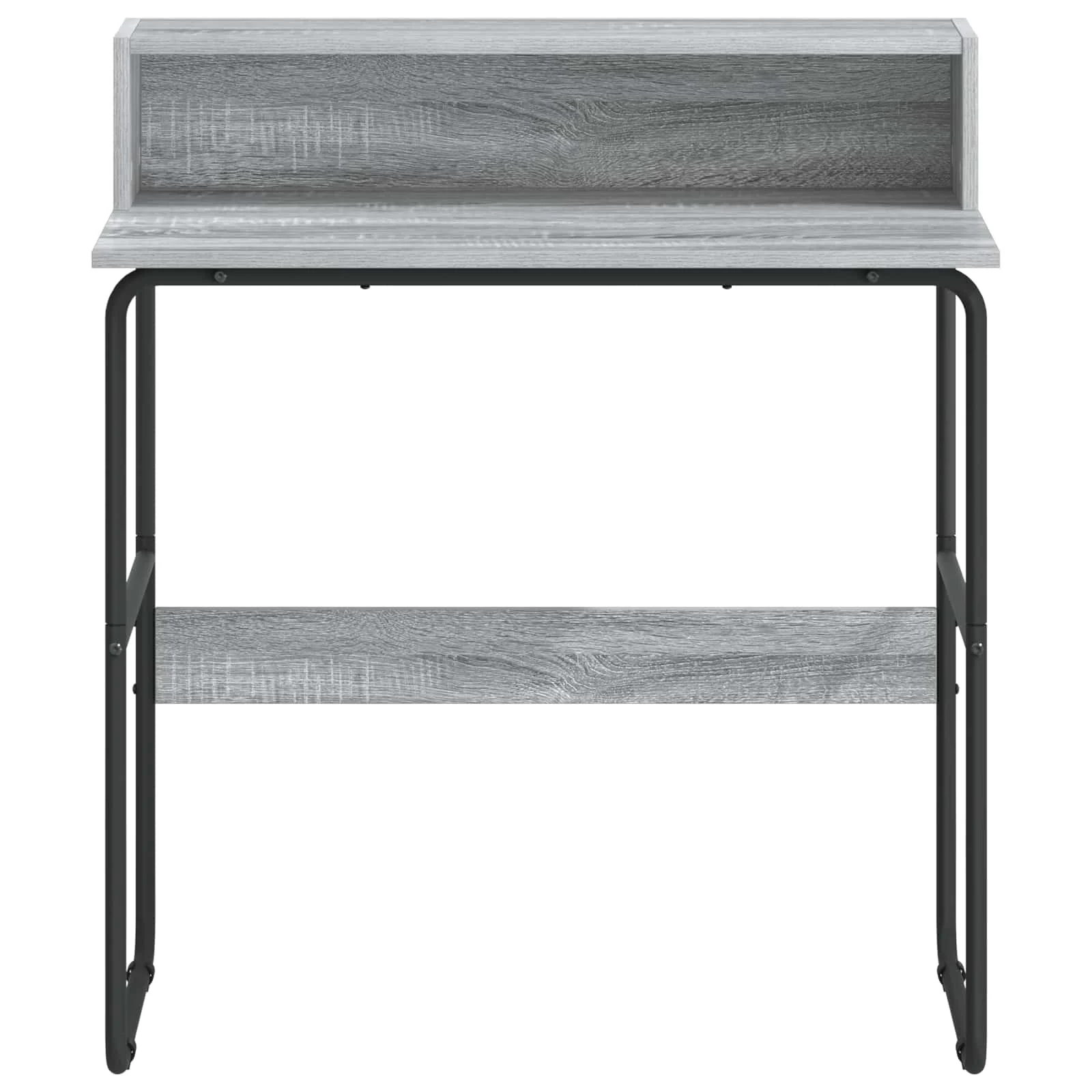 Bureau avec rangement 80 x 50 x 91 cm sonoma gris bois d'ingénierie – vue de détail