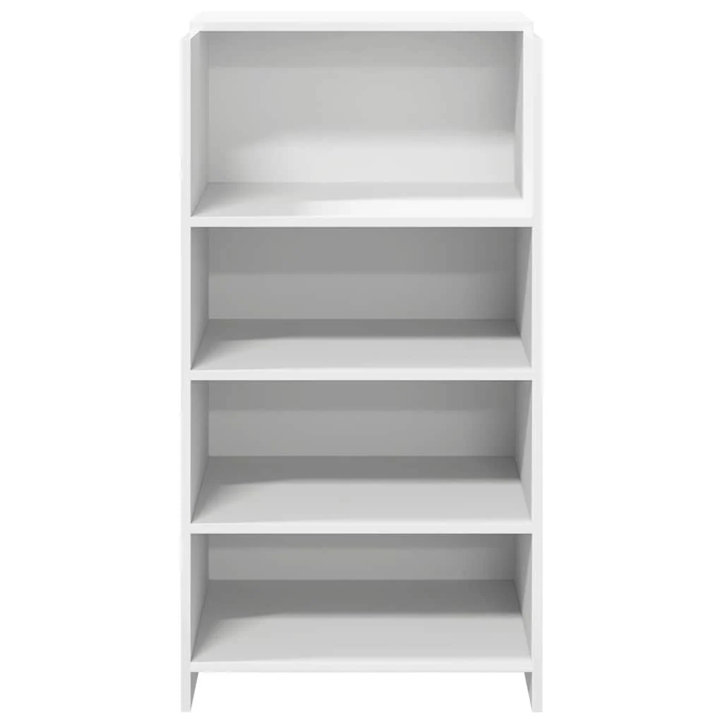 Bureau de réception 55 x 50 x 103,5 cm blanc bois d'ingénierie – vue de dessus