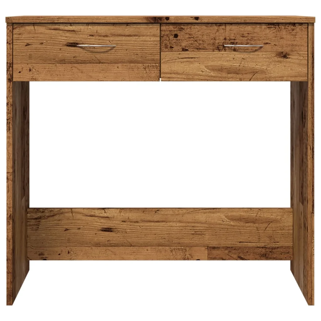 Bureau style 80 x 40 x 75 cm vieux bois bois d'ingénierie – vue en situation