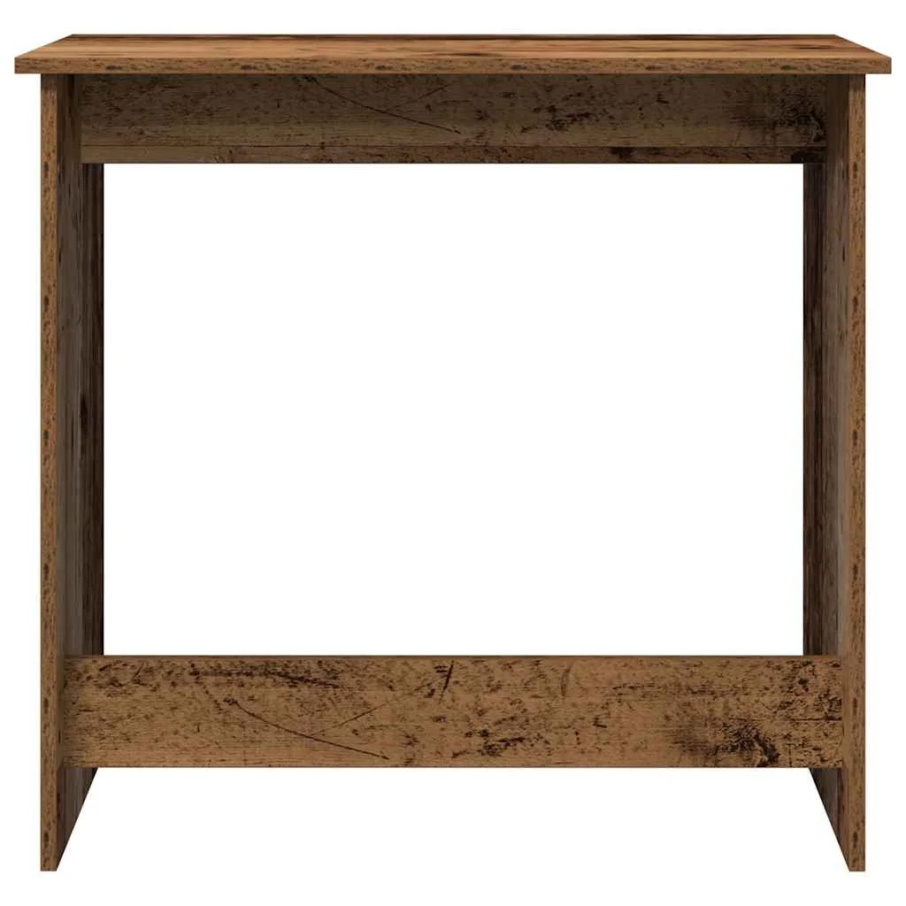 Bureau style 80 x 40 x 75 cm vieux bois bois d'ingénierie – modèle 2 – vue en situation