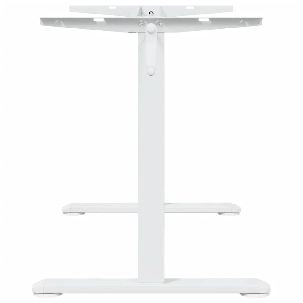 Cadre de bureau debout 135 x 60 x 70 cm blanc acier – vue de dos