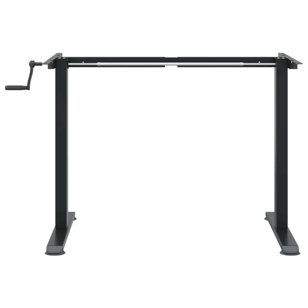 Cadre de bureau debout 135 x 60 x 70 cm noir acier – vue en situation