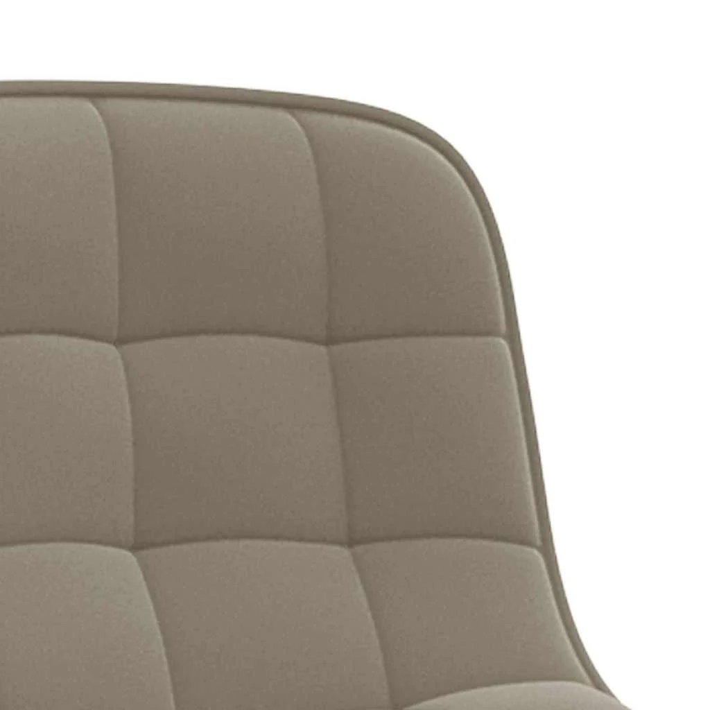 Chaise de bureau 42,5 x 45 x 82,5 cm gris clair velours – vue en situation