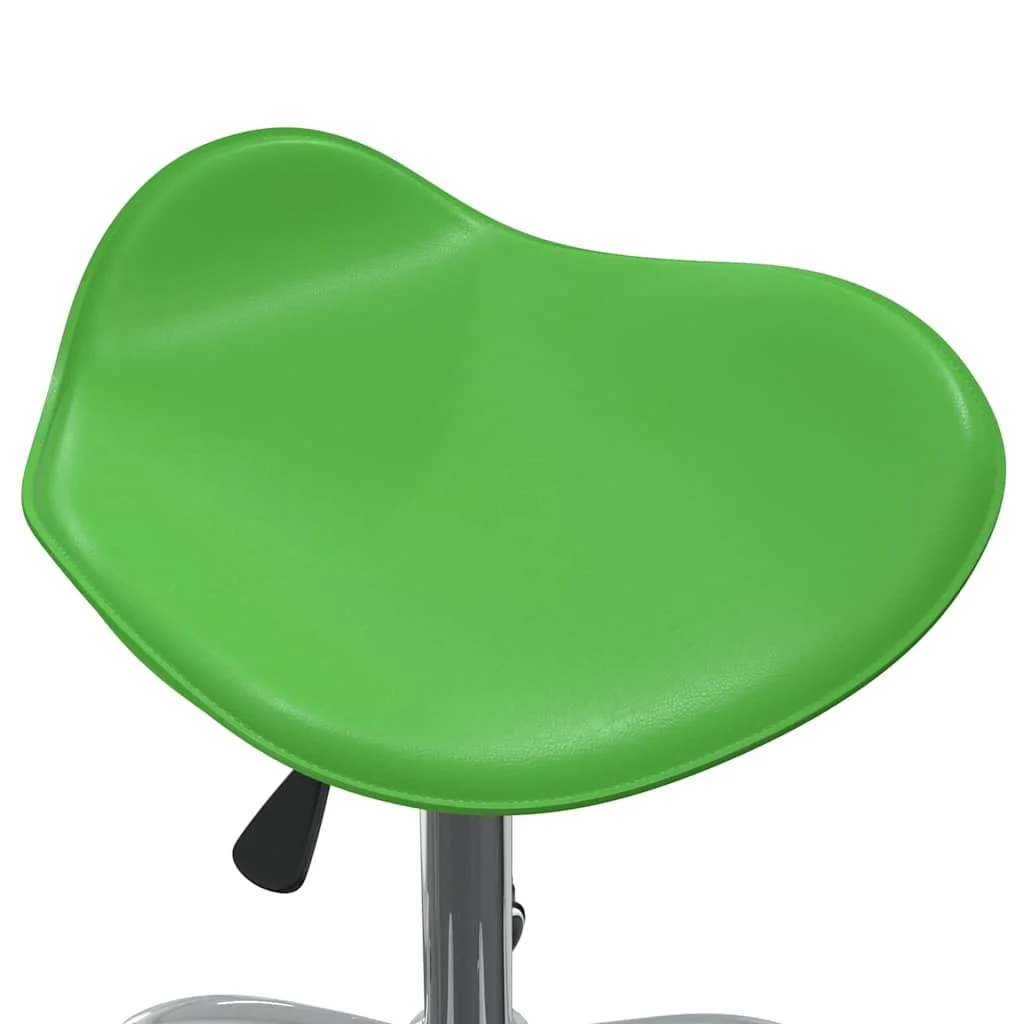 Chaise de bureau 44 x 44 x 57 cm vert similicuir – vue en situation