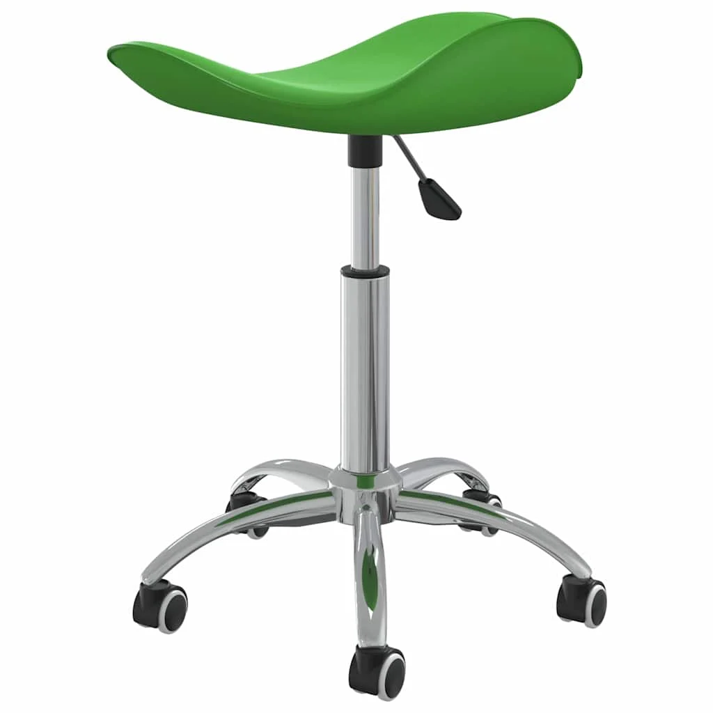 Chaise de bureau 44 x 44 x 57 cm vert similicuir – vue de détail