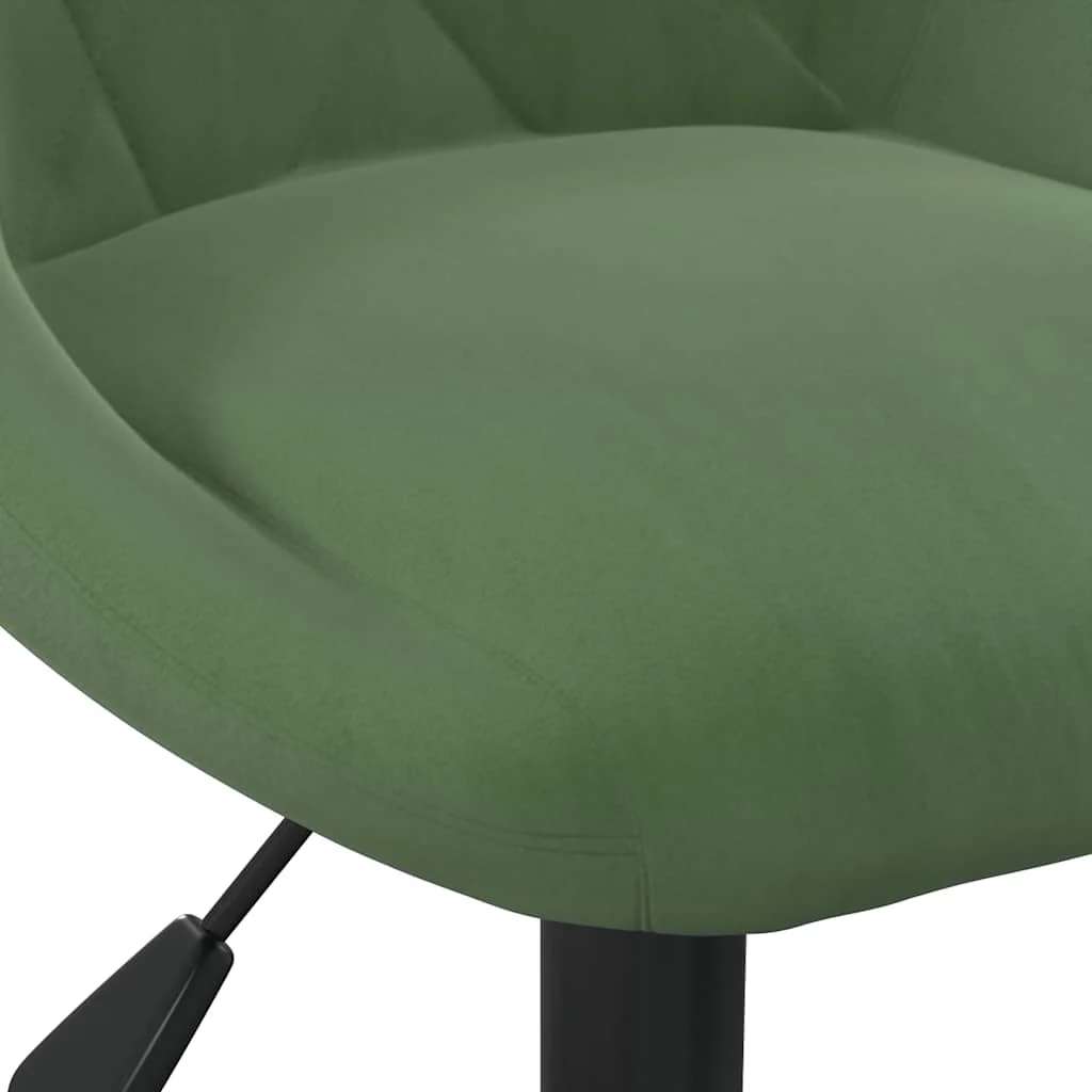 Chaise de bureau 44 x 46 x 79 cm vert foncé velours – vue en situation