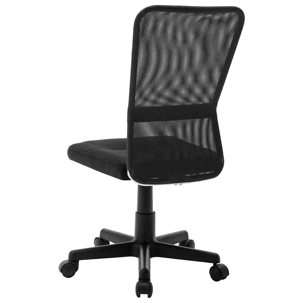 Chaise de bureau 44 x 52 x 100 cm noir maille – vue de côté