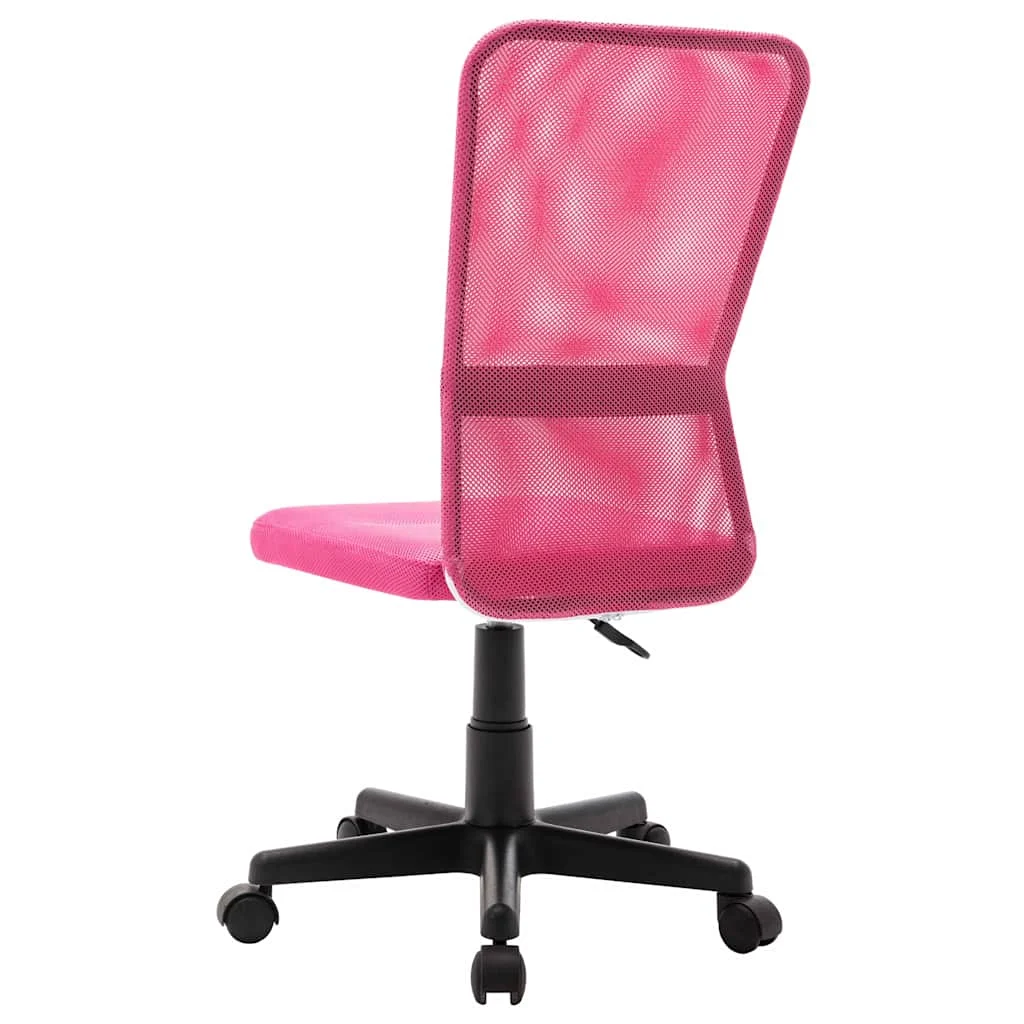 Chaise de bureau 44 x 52 x 100 cm rose maille – vue de côté