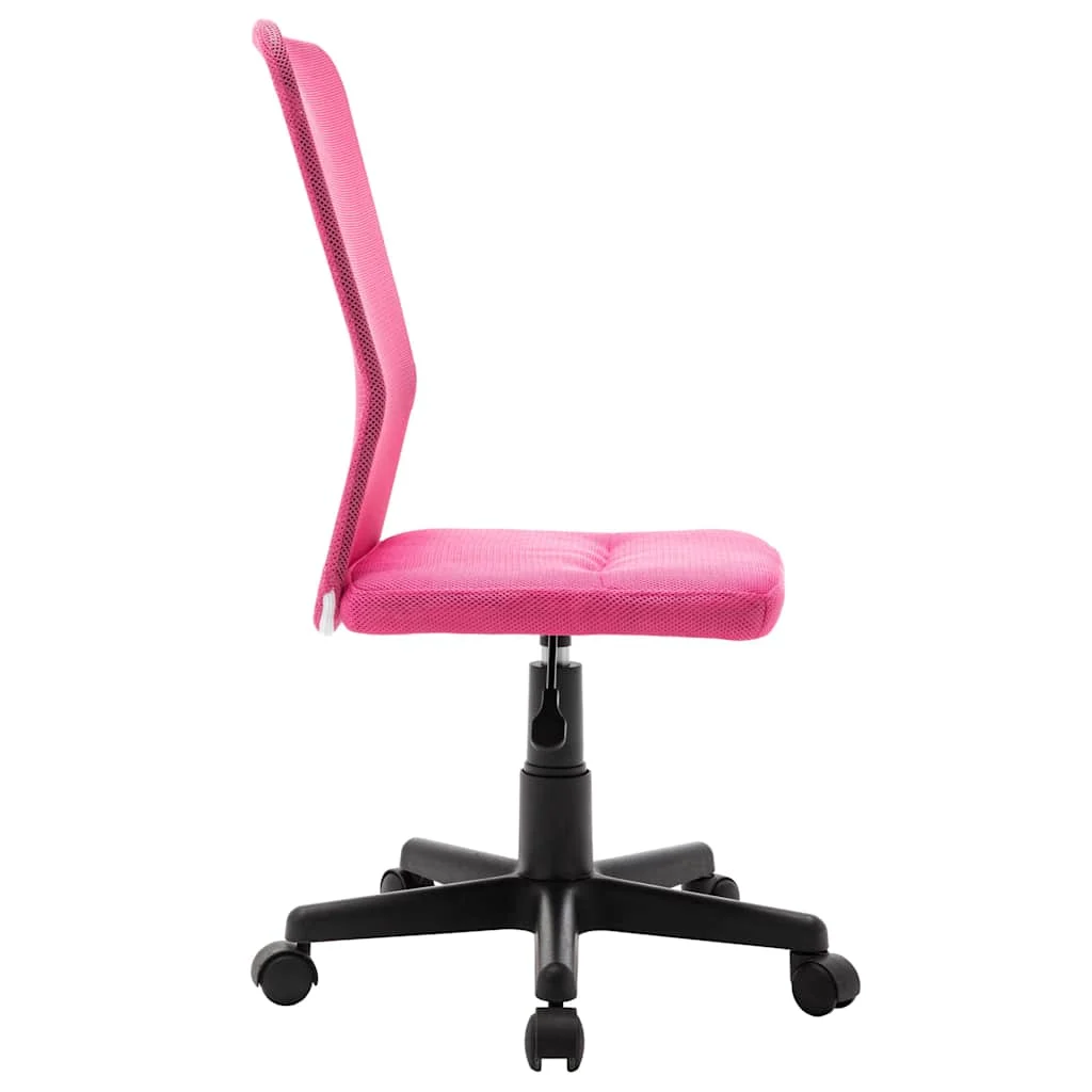 Chaise de bureau 44 x 52 x 100 cm rose maille – vue de détail
