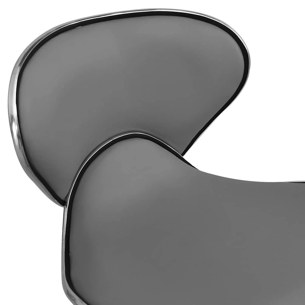 Chaise de bureau 46,5 x 48,5 x 83,5 cm gris similicuir – vue de détail