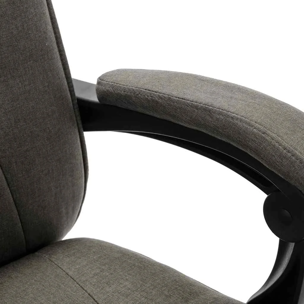 Chaise de bureau 64 x 68 x 120 cm gris tissu – vue de dessus