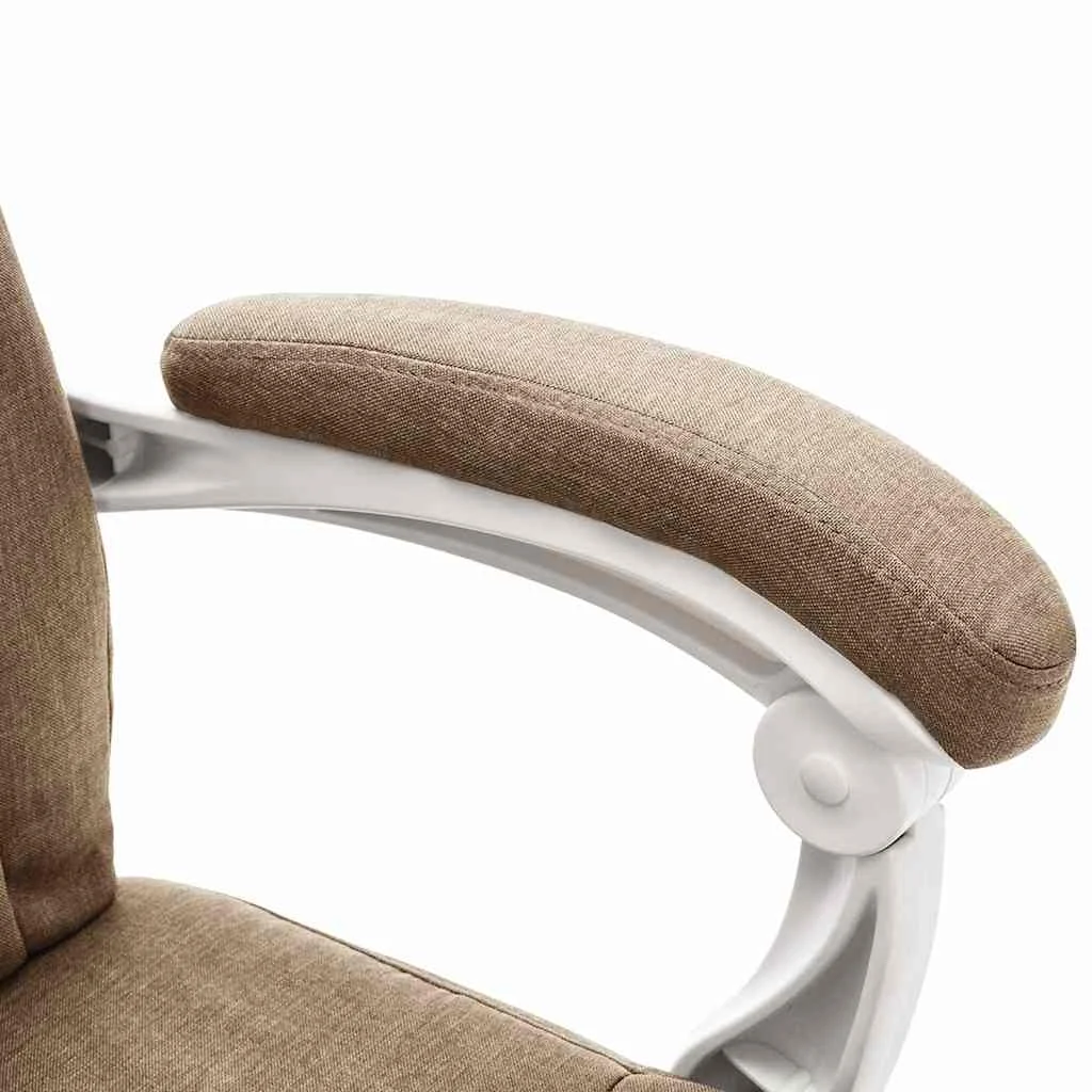 Chaise de bureau de massage 60 x 64 x 121 cm taupe tissu – vue en situation