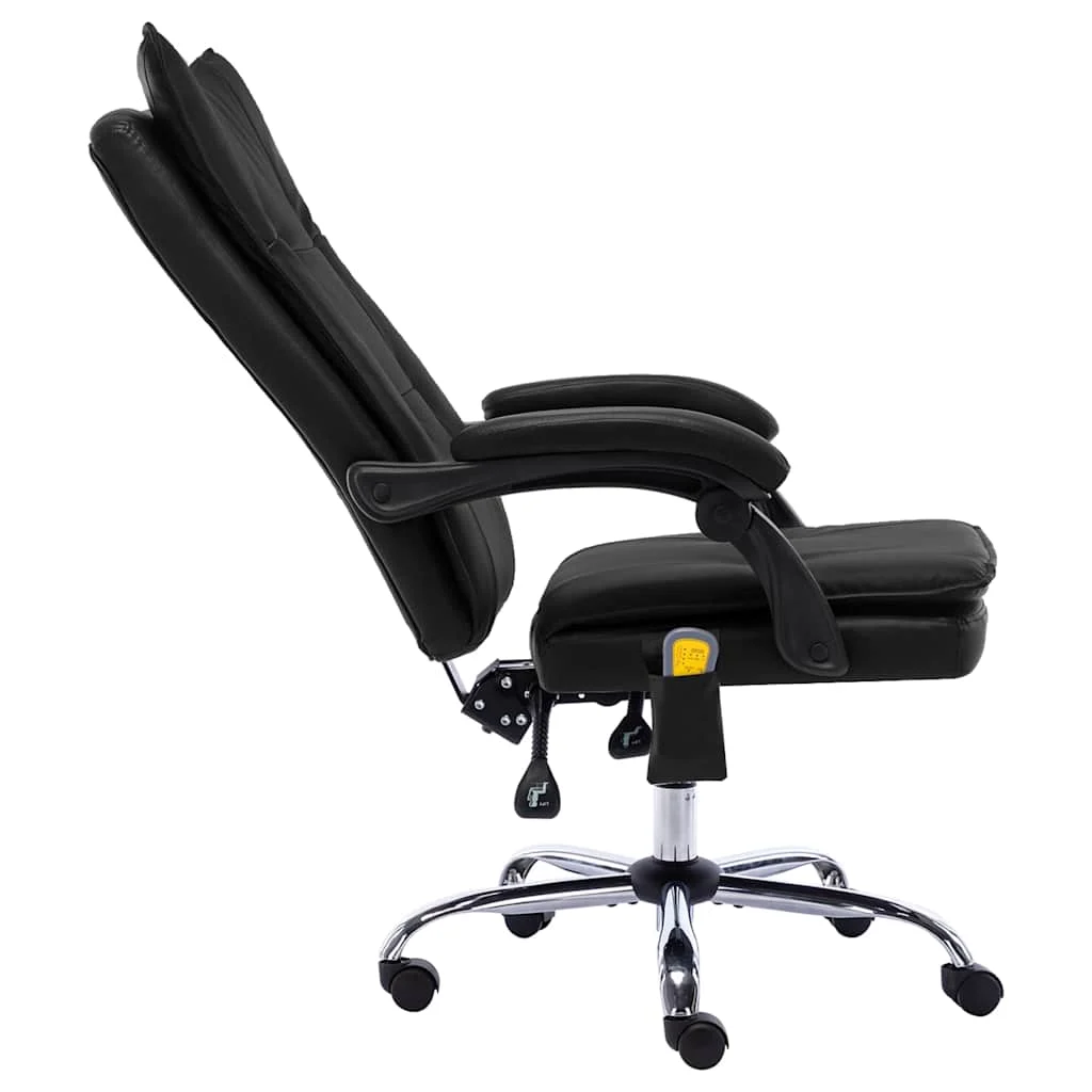 Chaise de bureau de massage 64 x 68 x 120 cm noir similicuir – vue en situation