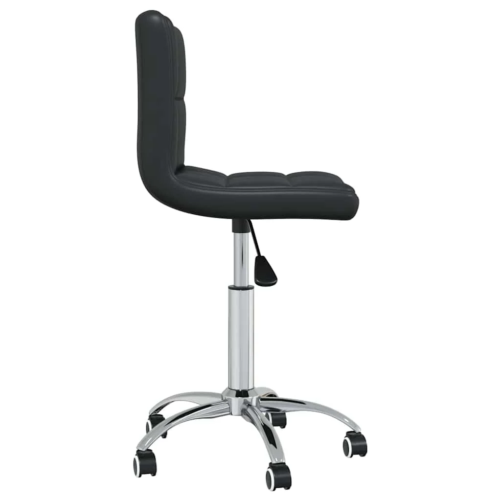 Chaise de bureau pivotante 40 x 47 x 86 cm noir similicuir – vue de détail