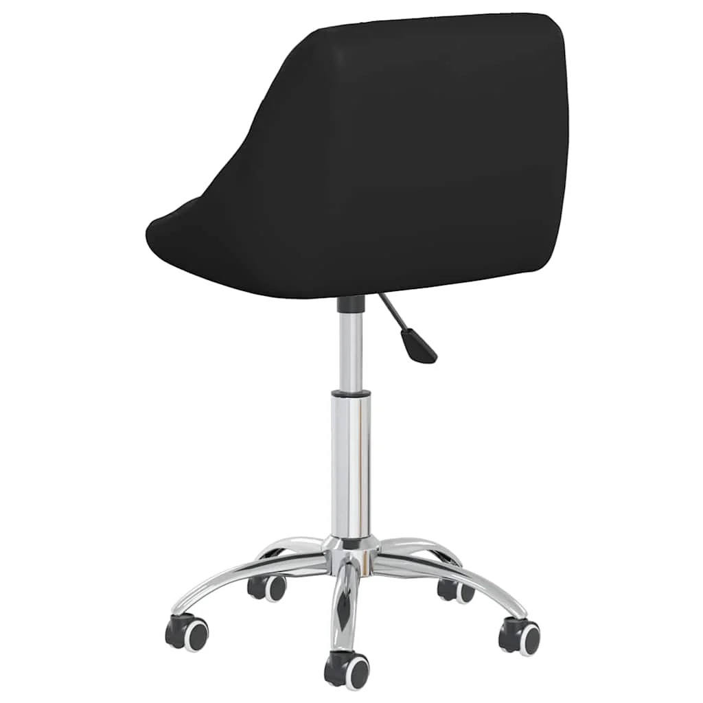 Chaise de bureau pivotante 46 x 44 x 79 cm noir similicuir – vue en situation