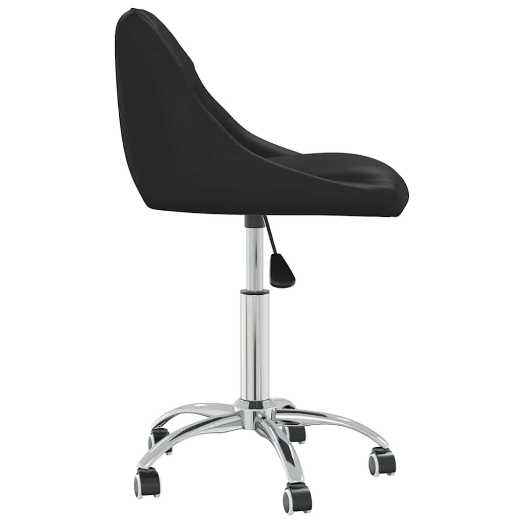 Chaise de bureau pivotante 46 x 44 x 79 cm noir similicuir – vue de détail