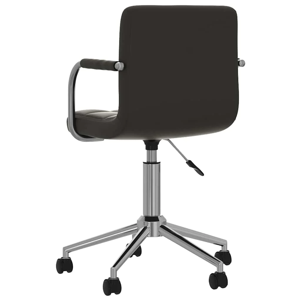 Chaise de bureau pivotante 48 x 47 x 86 cm noir similicuir – vue en situation