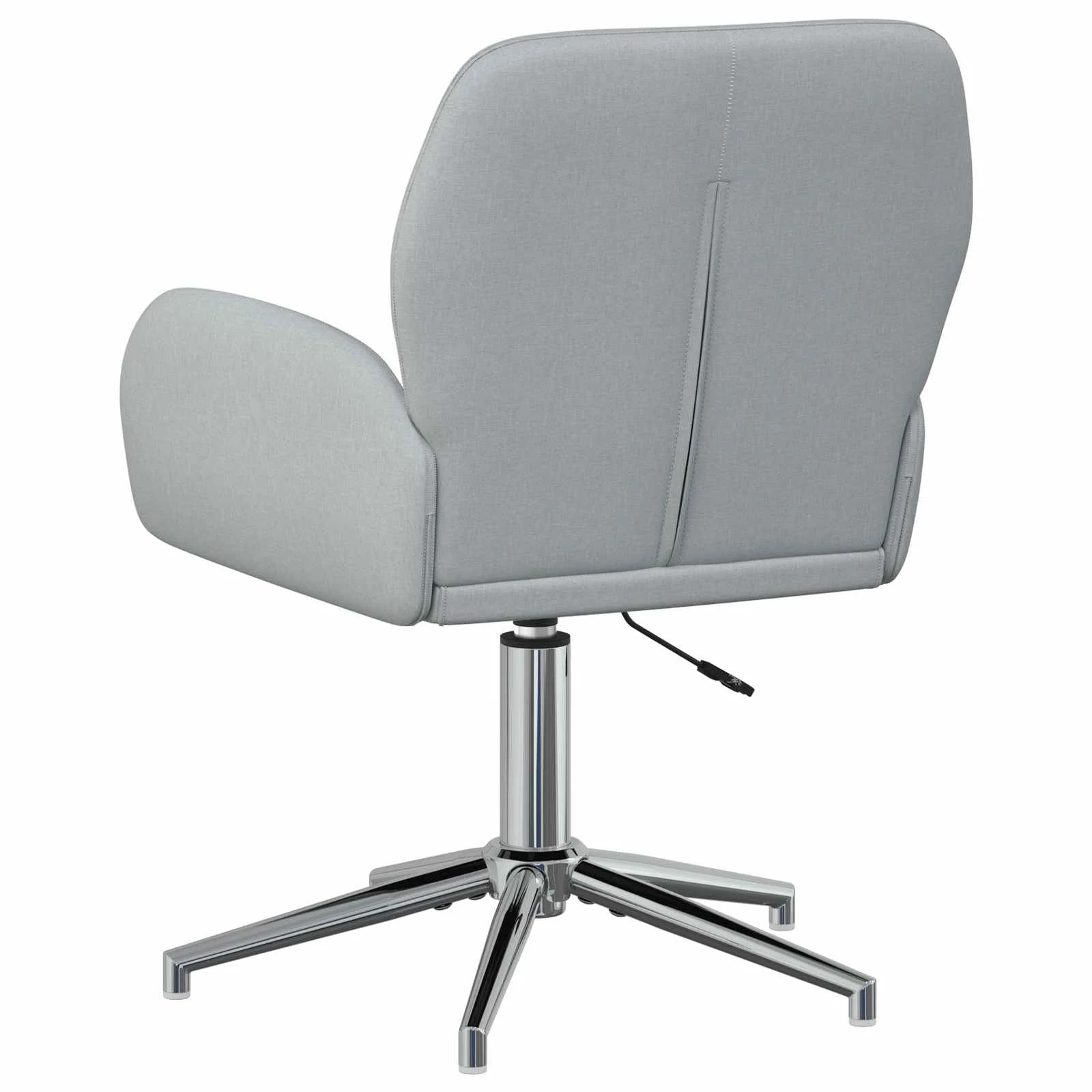 Chaise de bureau pivotante 54 x 58 x 90 cm gris clair tissu – vue en situation