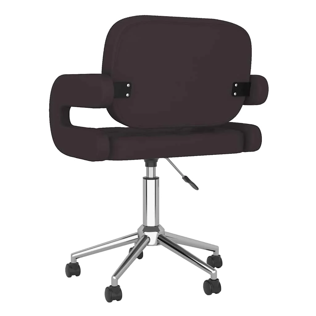 Chaise de bureau pivotante 58 x 50 x 87,5 cm noir similicuir – vue de détail