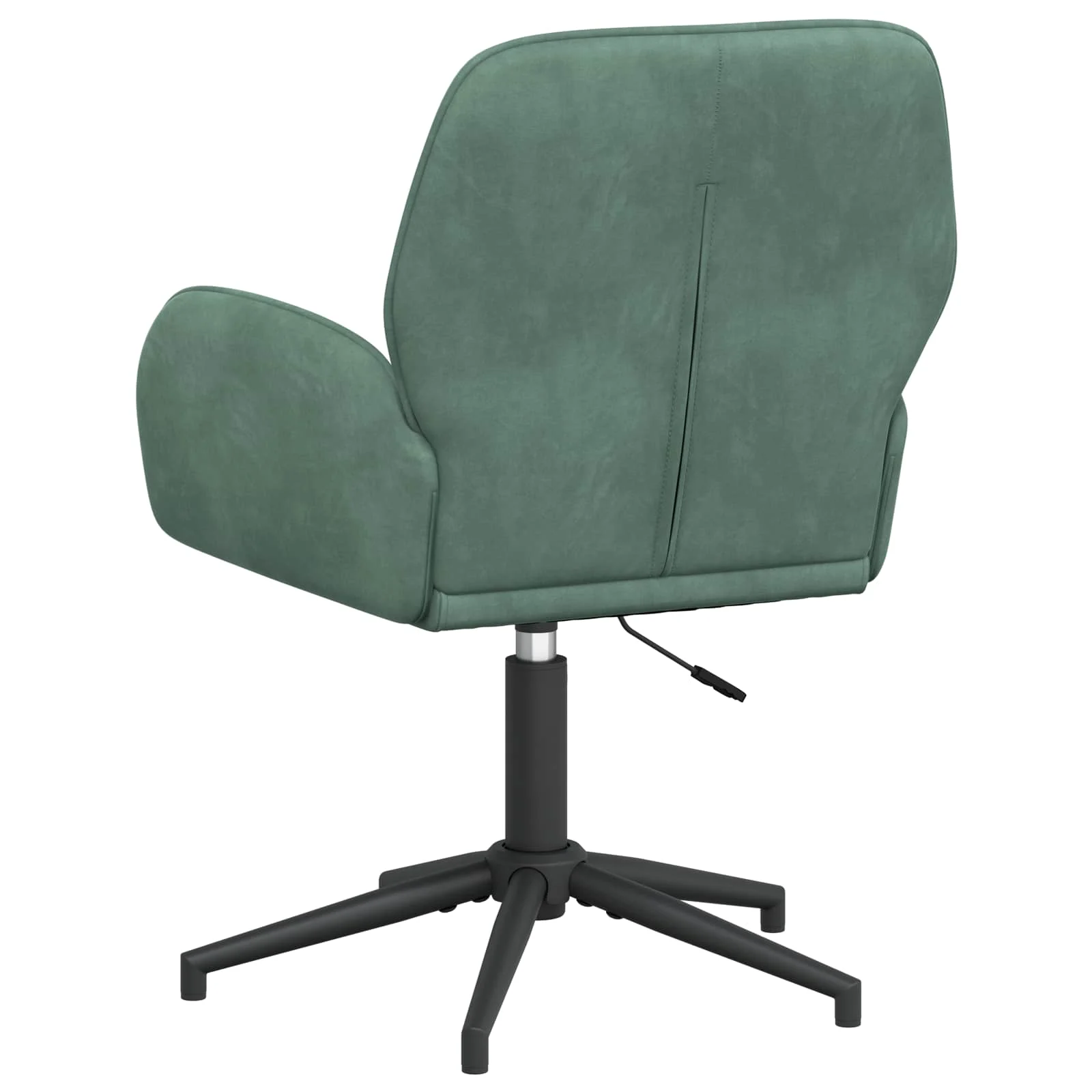 Chaise de bureau pivotante Mer 54 x 55 x 90 cm vert marin velours – vue en situation