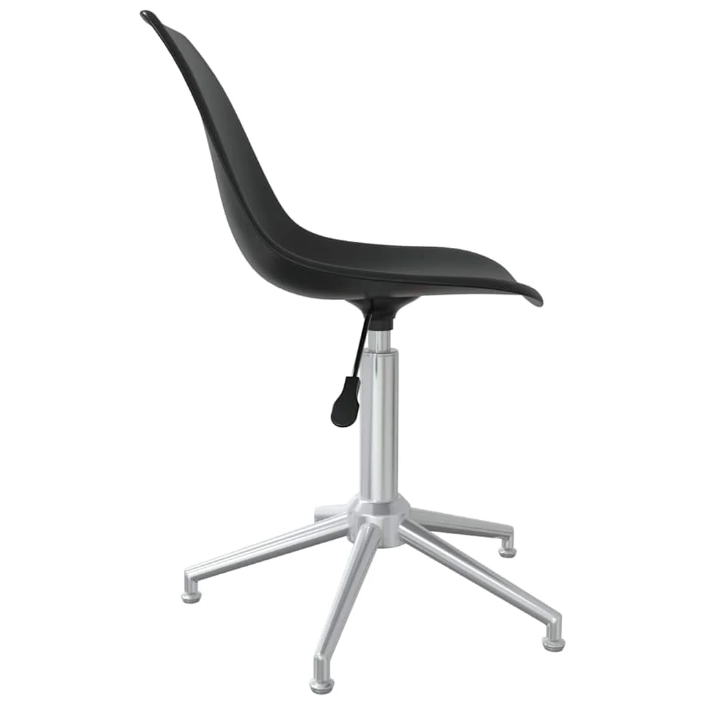 Chaise de bureau pivotante PP 46 x 59 x 82 cm noir métal – vue en situation