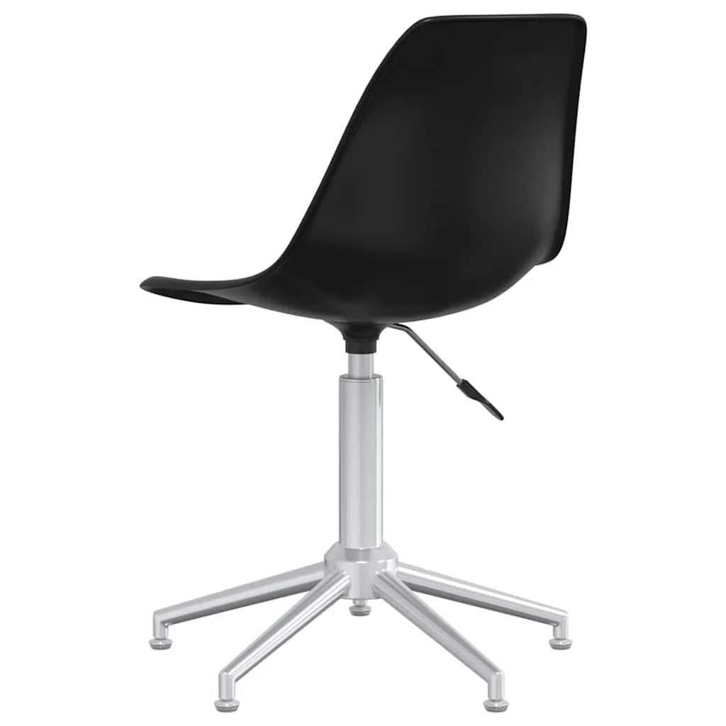 Chaise de bureau pivotante PP 46 x 59 x 82 cm noir métal – vue de détail