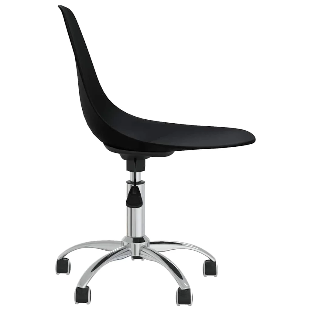 Chaise de bureau pivotante PP 46 x 59 x 88 cm noir métal – vue en situation