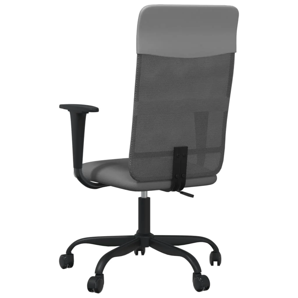 Chaise de bureau réglable en hauteur gris contreplaqué – vue en situation