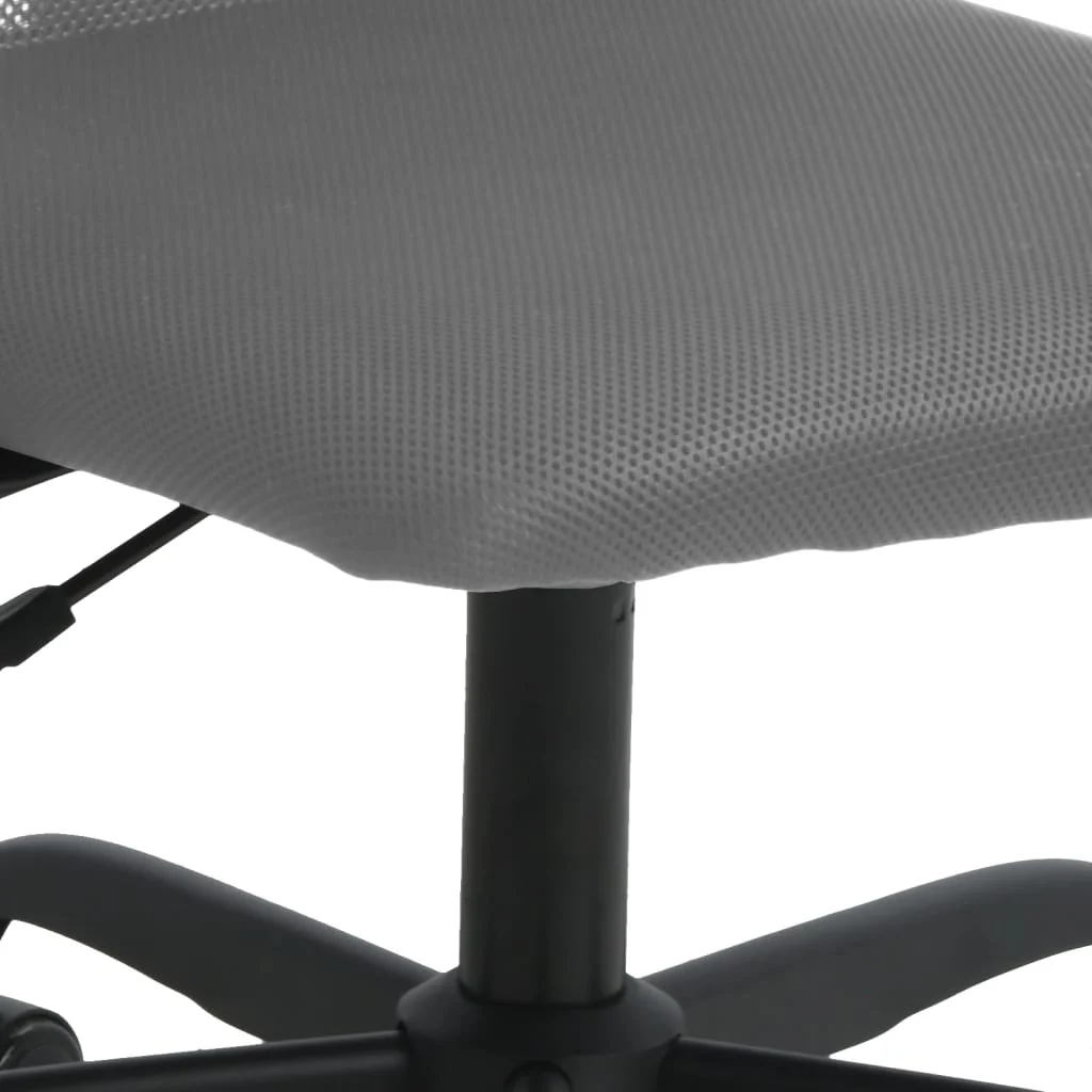 Chaise de bureau réglable en hauteur gris contreplaqué – vue de dessus