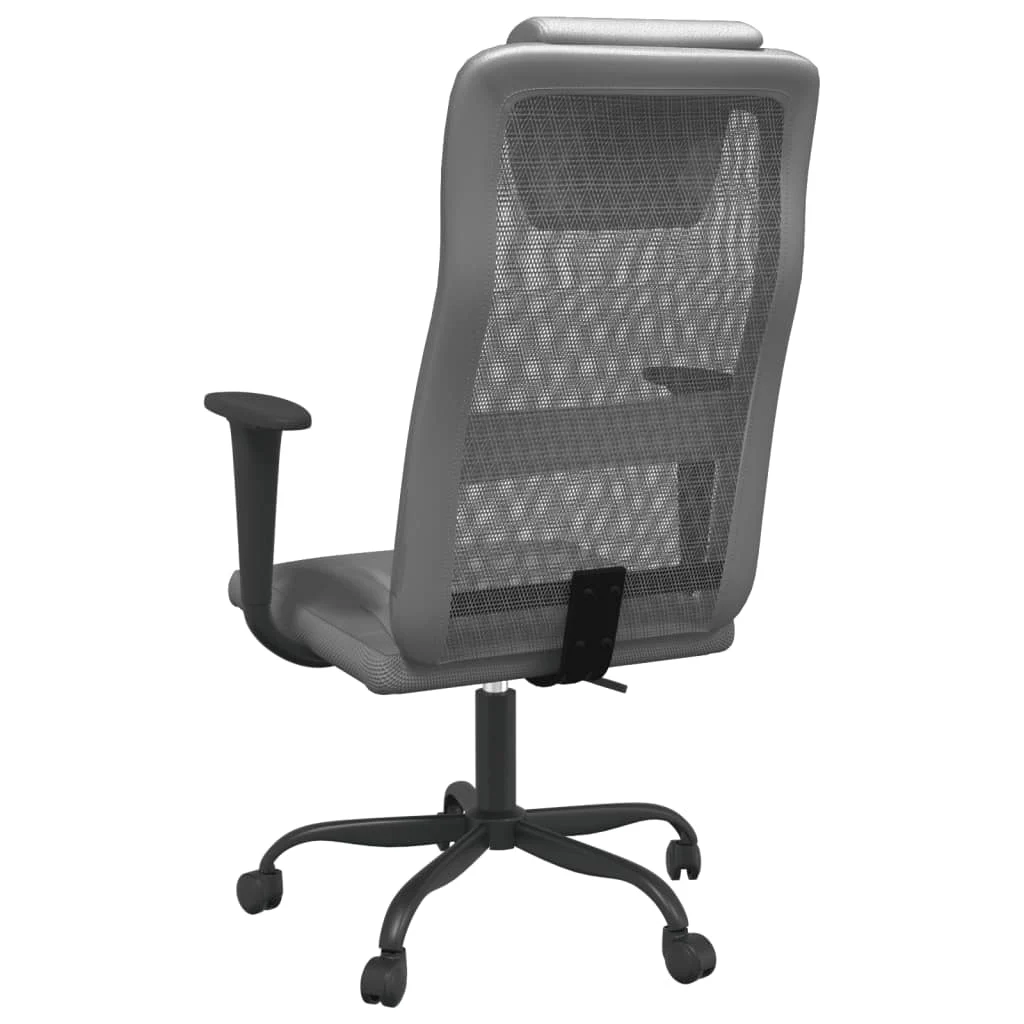 Chaise de bureau réglable en hauteur gris contreplaqué – modèle 2 – vue en situation