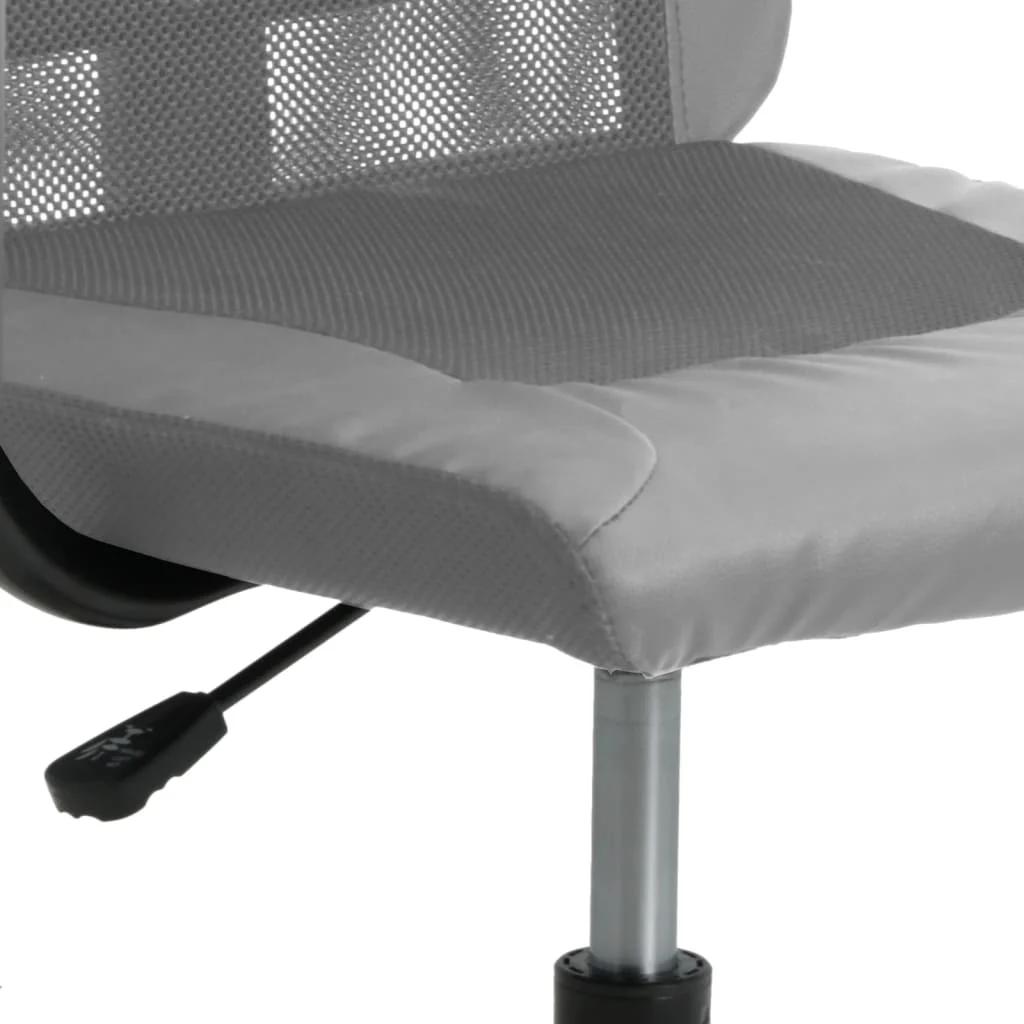 Chaise de bureau réglable en hauteur gris contreplaqué – modèle 2 – vue de dessus