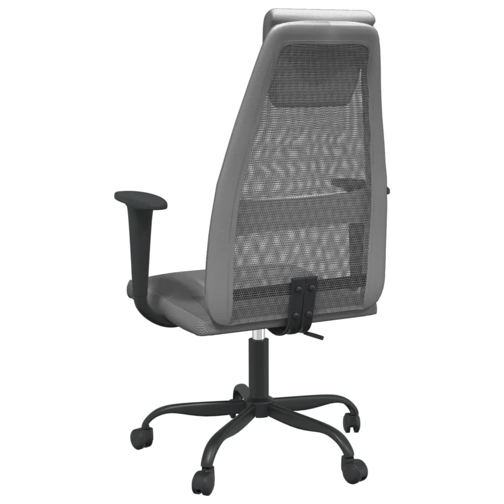 Chaise de bureau réglable en hauteur gris contreplaqué – modèle 3 – vue en situation