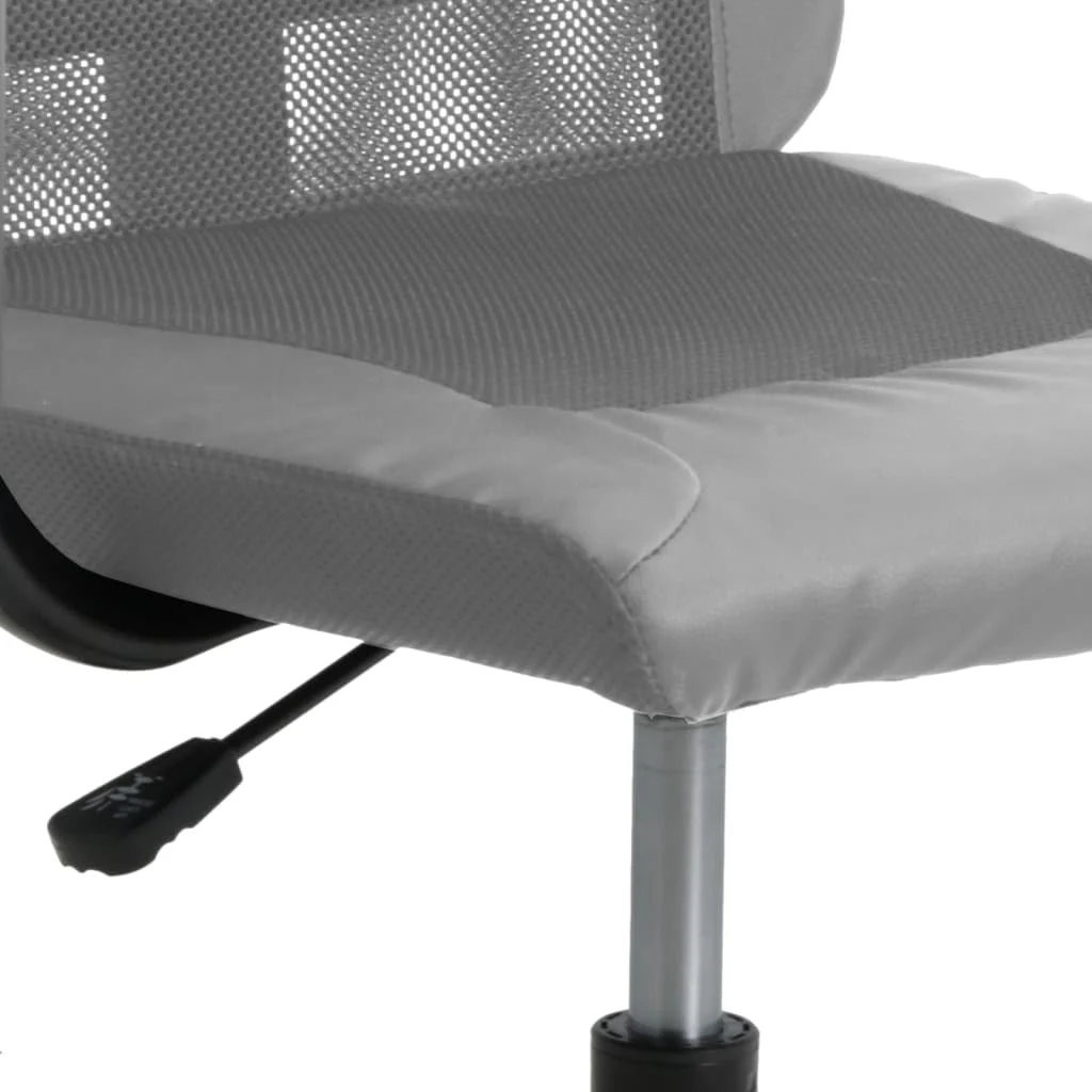 Chaise de bureau réglable en hauteur gris contreplaqué – modèle 3 – vue de dessus