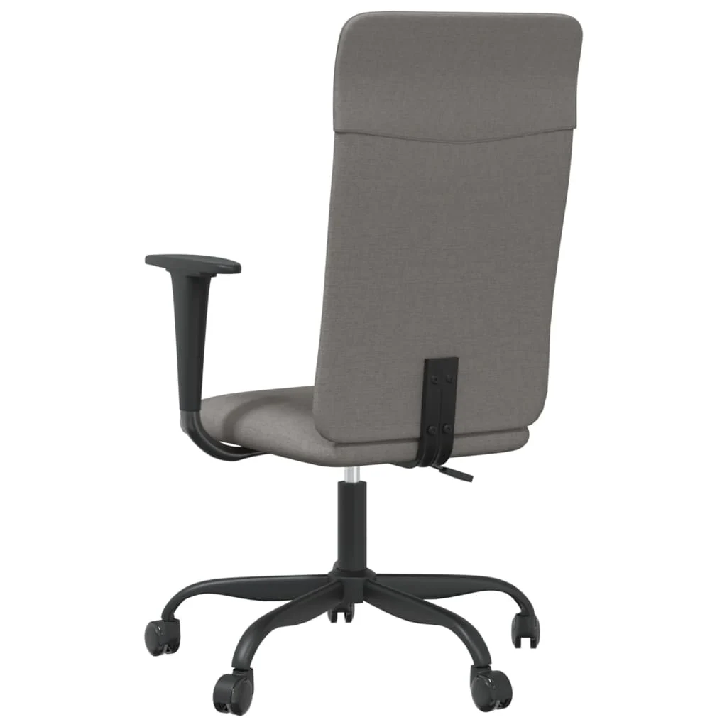 Chaise de bureau réglable en hauteur gris foncé tissu – vue en situation