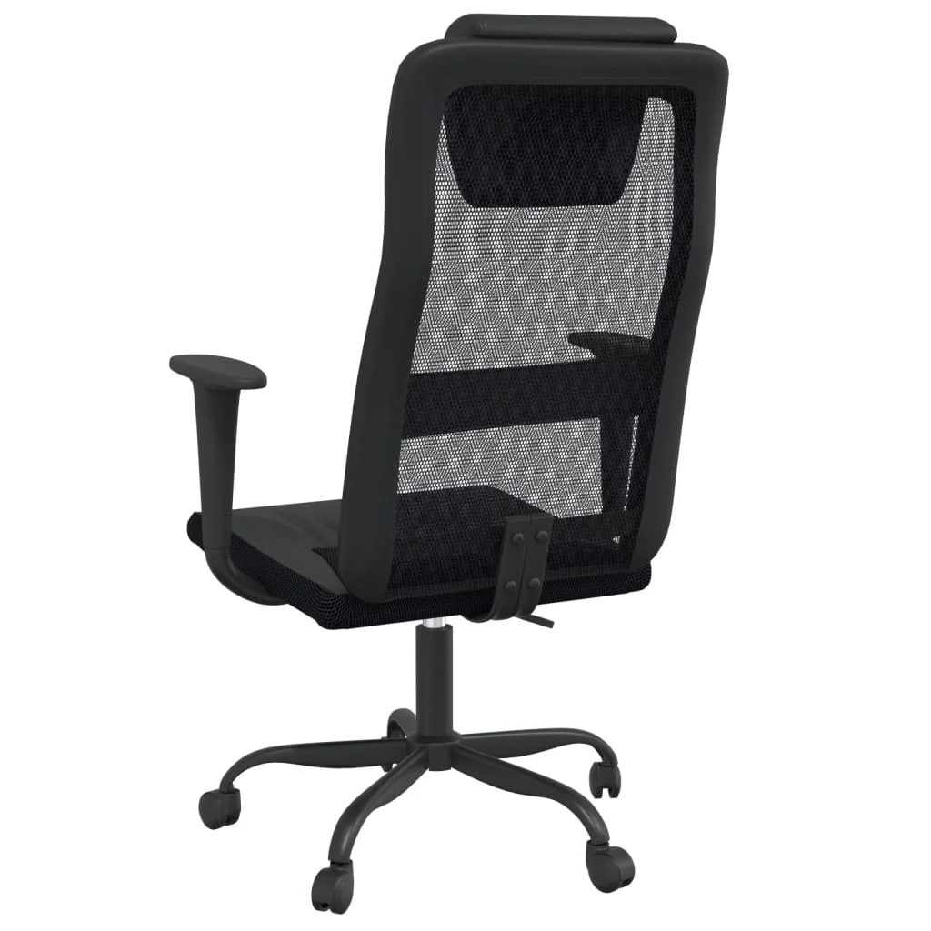 Chaise de bureau réglable en hauteur noir contreplaqué – modèle 2 – vue en situation