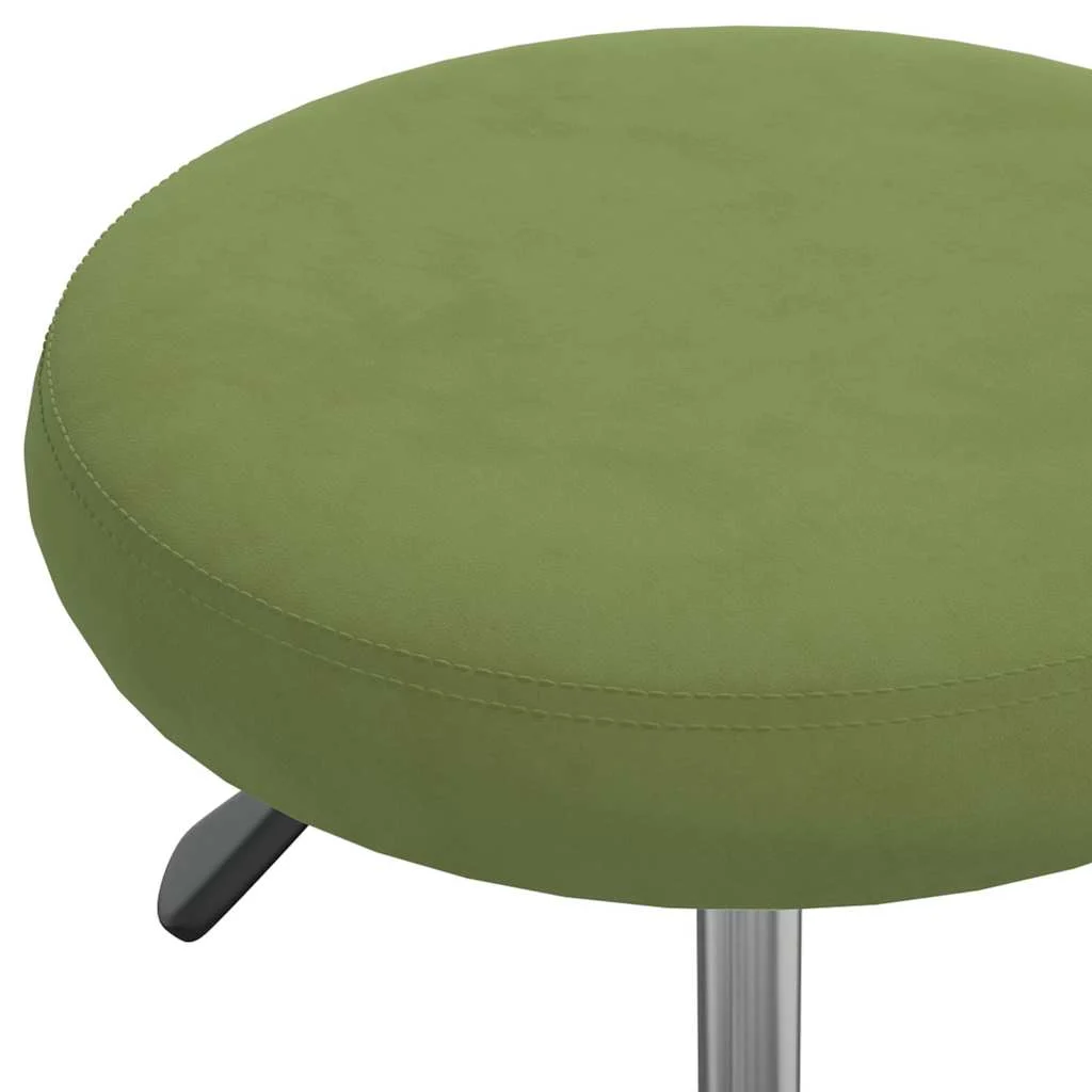 Chaise pivotante de bureau 31 x 54 cm vert clair velours – vue en situation